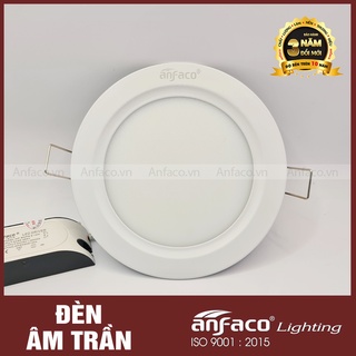 Đèn âm trần anfaco afc 608 8w/9w/12w siêu mỏng cao cấp - đèn led âm trần