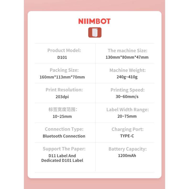 Miếng dán AIMBOT D101 trang trí chống thấm nước họa tiết hoa anh đào xinh xắn