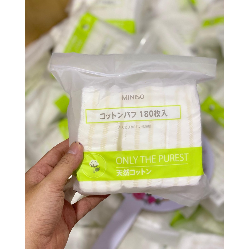 Bông Tẩy Trang Miniso 180 Miếng