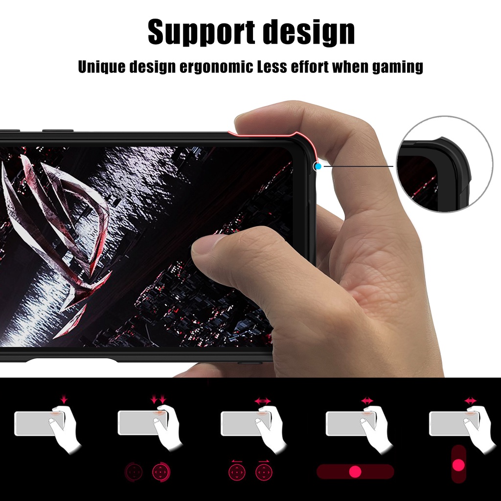 Ốp Điện Thoại Chống Rơi Chống Bụi Cho Asus ROG Phone 5/5 Pro/5s/5s Pro/5 Ultimate