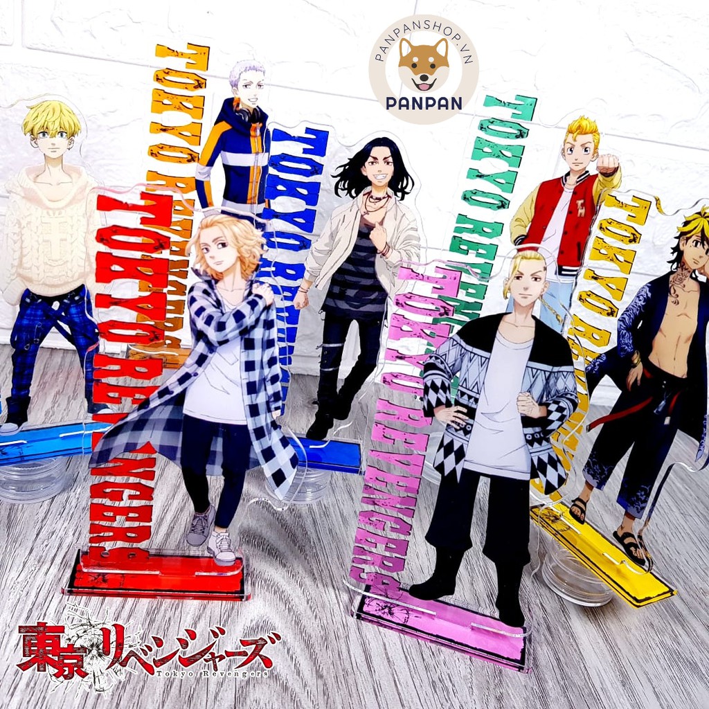 Mô Hình Standee acrylic Anime Tokyo Revengers - 7 nhân vật (15cm)