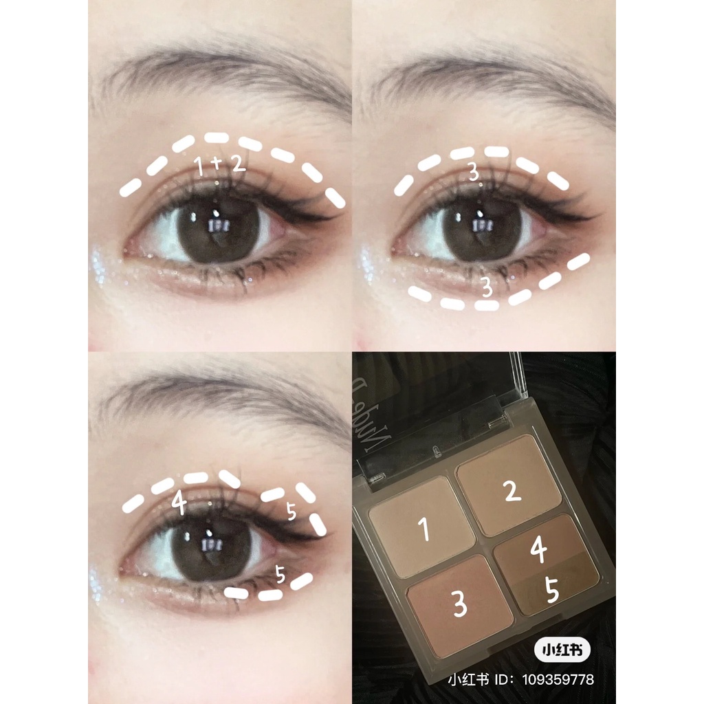 Màu Mắt Peripera Ink Pocket Shadow- Nude Brew Blossom 07 - 02 - 06