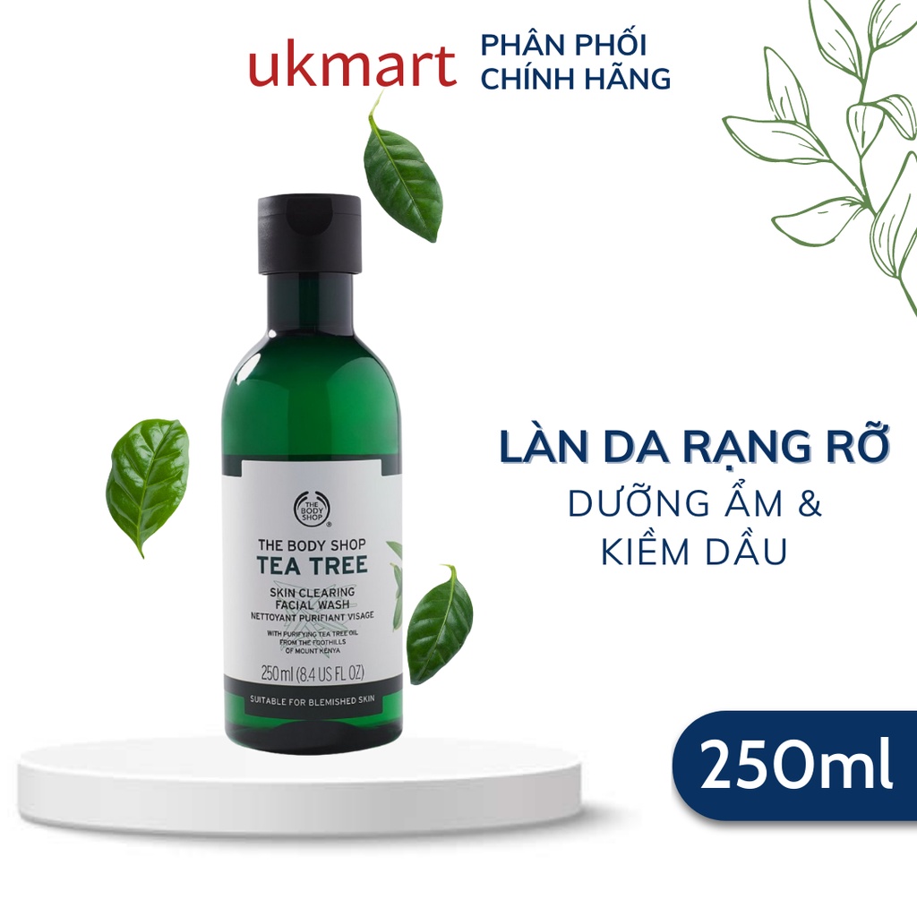 Toner Da Dầu Mụn The Body Shop Tea Tree Skin Clearing Mattifying Toner