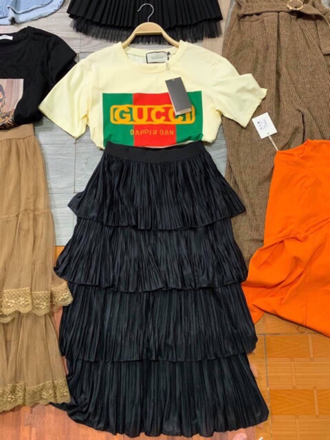 Chân váy bèo tầng dập li | BigBuy360 - bigbuy360.vn