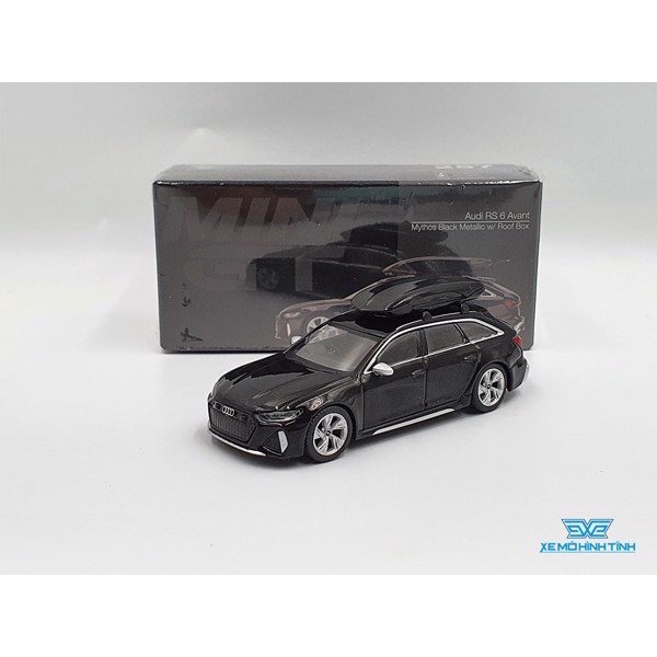 Xe Mô Hình Audi RS6 Avant 1:64 MiniGT ( Đen )