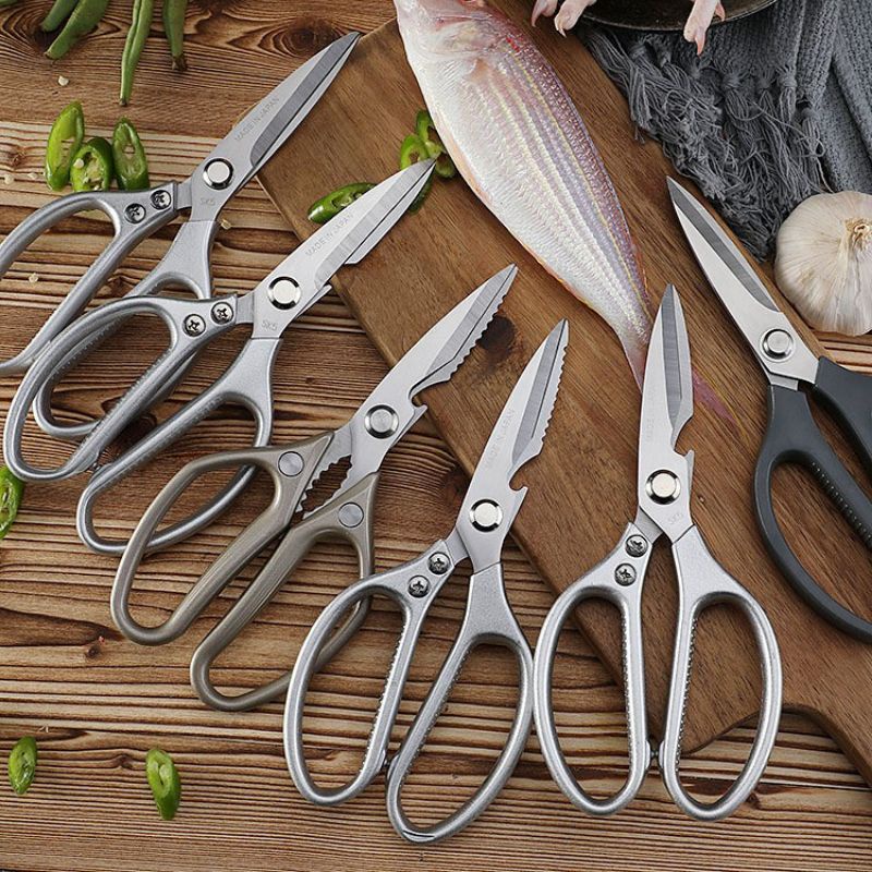 kéo cắt thịt gà nội địa Nhật sk5 lưỡi thép cao cấp không gỉ