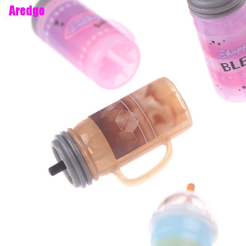 Set 3 mô hình chai nước ép trang trí nhà búp bê tỉ lệ 1:12