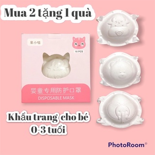 khẩu trang  gấu cho bé từ sơ sinh đến 3 tuổi