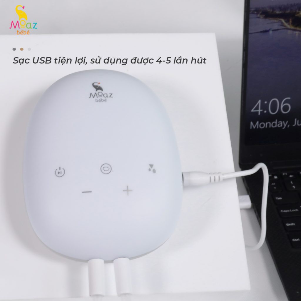 MÁY HÚT SỮA ĐIỆN ĐÔI MOAZ BÉBÉ MB – 029