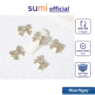 Charm nơ đá, charm nail cao cấp gắn móng cực xinh