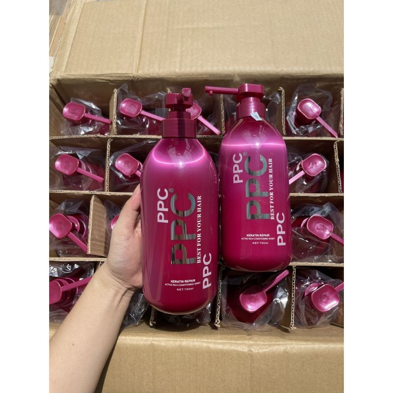 DẦU HẤP Ủ TÓC PPC PHỤC HỒI CHUYÊN SÂU KERATIN REPAIR PCC 750ml