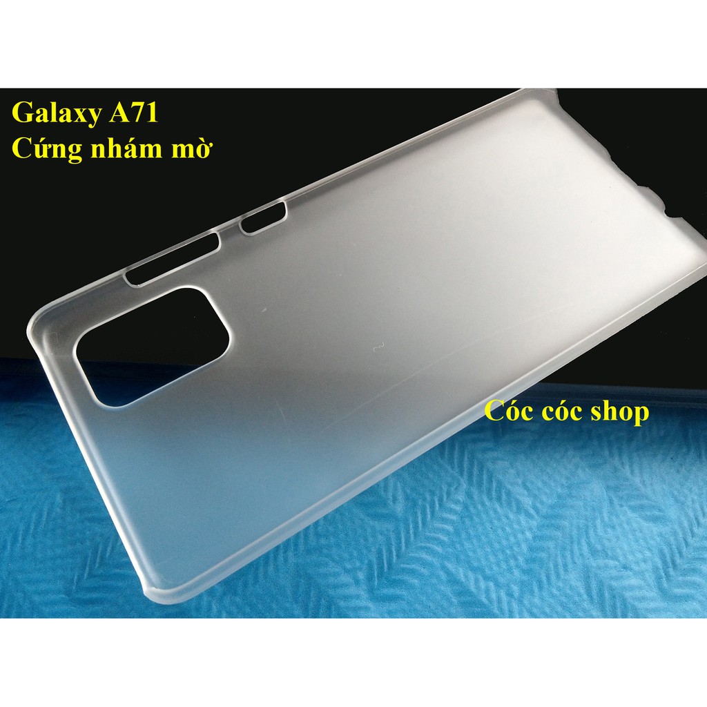 Ốp lưng Sam sung Galaxy A31/ A51/ A71 nhựa CỨNG TRONG SUỐT/ CỨNG NHÁM MỜ | BigBuy360 - bigbuy360.vn
