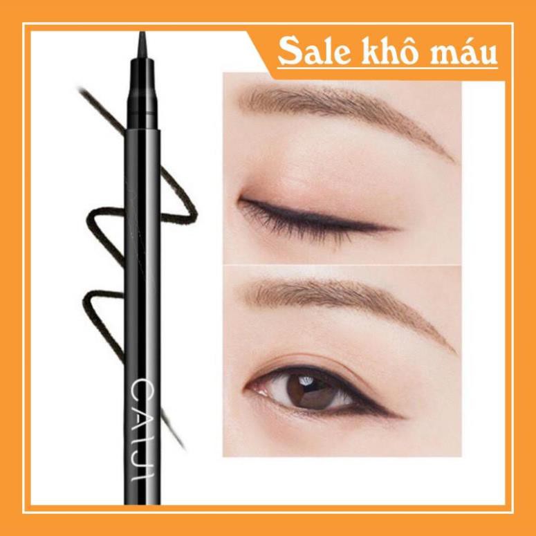 ( Chỉ bán giá sỉ ) Bút Kẻ Mắt Siêu Mảnh Caiji kèm hộp bền màu lâu trôi chống nước waterproof eyeliner Nội Địa