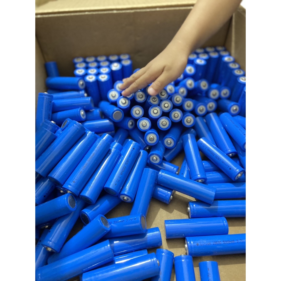Pin sạc mã 18650 - 5000mAH, 3,7V dùng cho MIc đa năng, sạc dự phòng, tăng đơ, quạt mini.vv