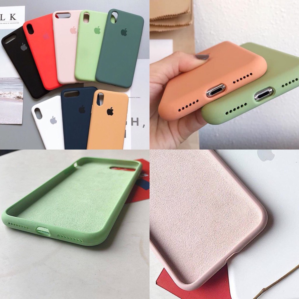 Ốp iphone - Ốp Lưng Iphone CHỐNG BẨN FULL VIỀN Màu Cá Tính 6/6s/6plus/6s plus/7/8/7plus/8plus/x/xs/xs max/11/11pro/11pro