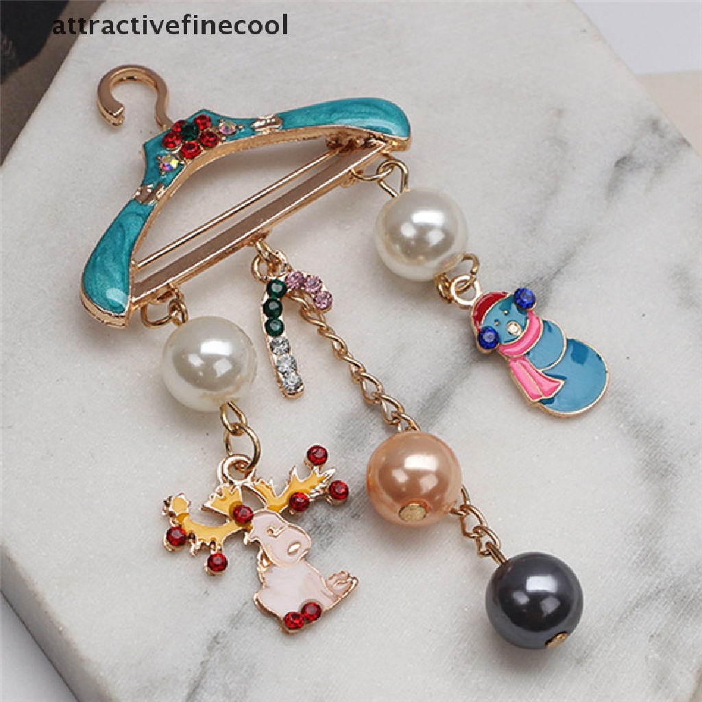 Ghim Cài Áo Hình Tuần Lộc Giáng Sinh Đáng Yêu