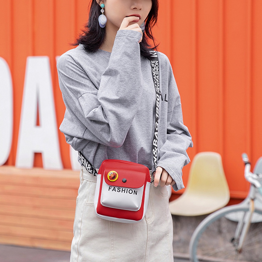 Túi Đeo Chéo Fashion Siêu Cute Nhỏ Gọn Xinh Xắn Chất Liệu Da Pu Thời Trang Phong Cách Hàn Quốc