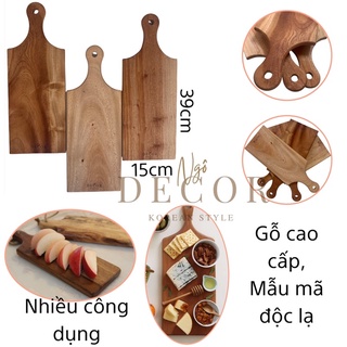 Thớt tay cầm decor kháng khuẩn - thớt bày trí đồ ăn chụp hình - thớt picnic
