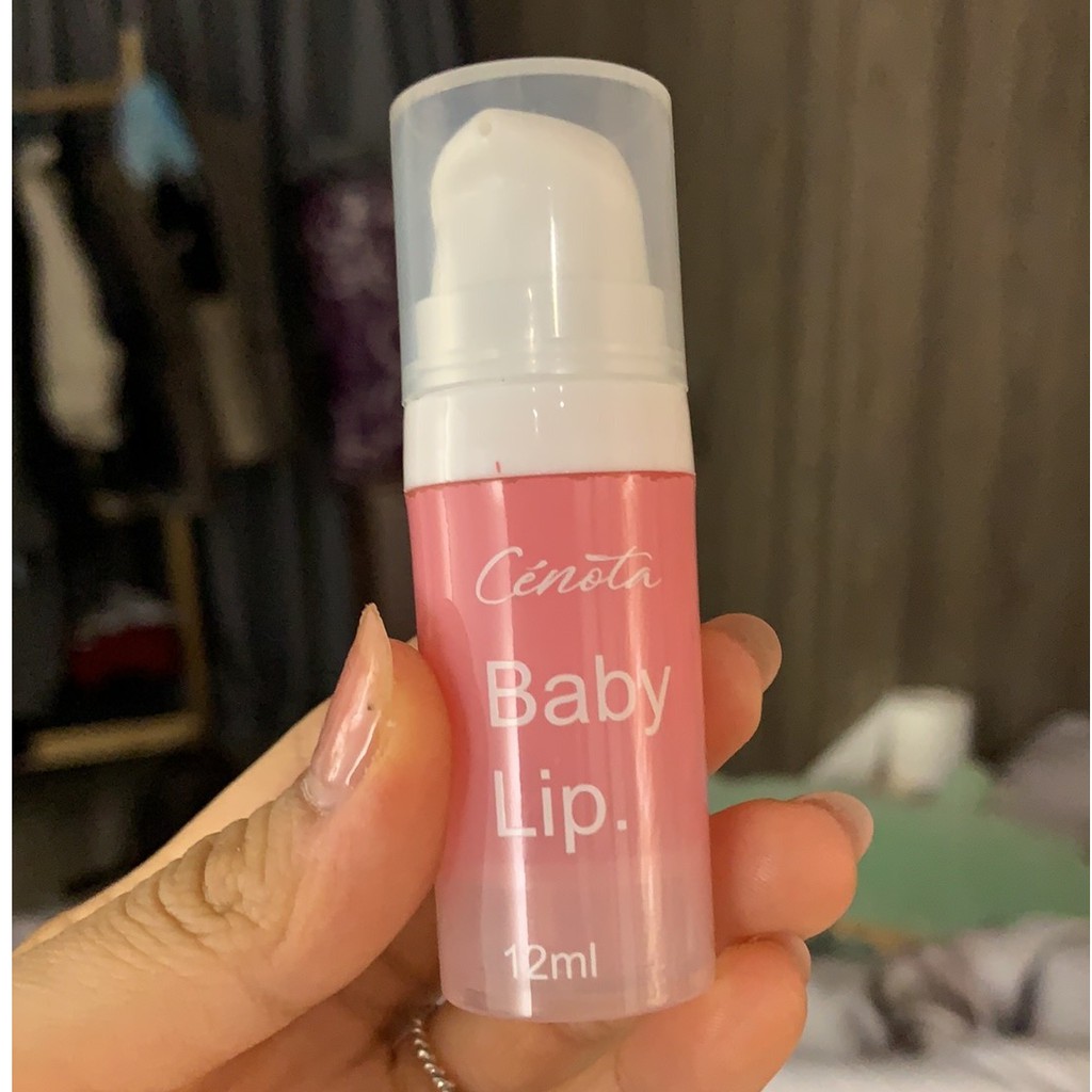 Gel tẩy da chết Cénota Baby Lip 12ml hỗ trợ làm mờ thâm môi - Mã C41