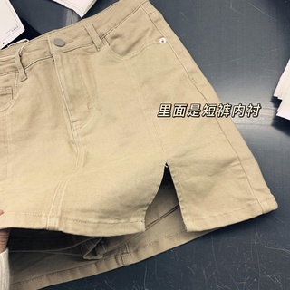 Chân váy jean Lưng Cao Phong Cách Retro Thời Trang Mùa Hè Cho Nữ