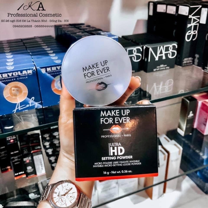 Phấn phủ bột Makeup Forever Ultra HD Invisible Micro Setting Loose Powder