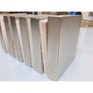 Nam châm hình vuông 100x100x20mm trắng đất hiếm