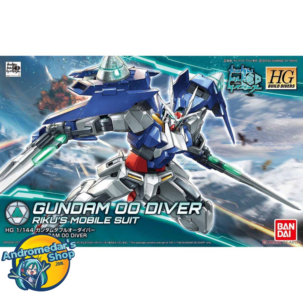 [Bandai] Mô hình lắp ráp High Grade 1/144 HGBD Gundam 00 Diver / Diver Ace Unit (HGBC) Model Kits