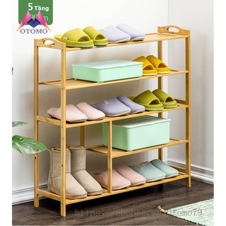 Giá Để Giày Dép Bằng Gỗ Tre Cao Cấp