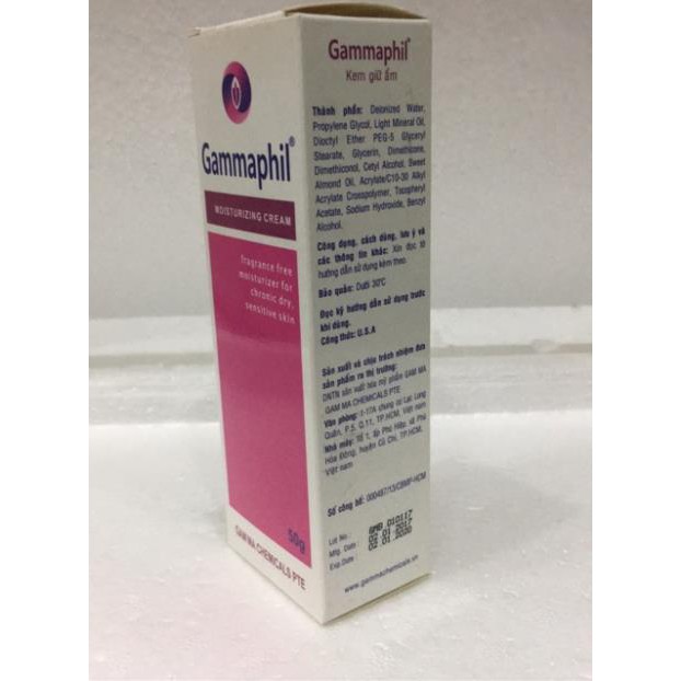 (HÀNG CHÍNH HÃNG ) Kem dưỡng ẩm Gammaphil 50g