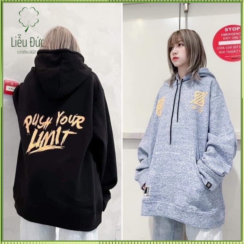Áo Hoodie Nỉ Form To Nam Nữ Chữ Z Chuẩn Ảnh
