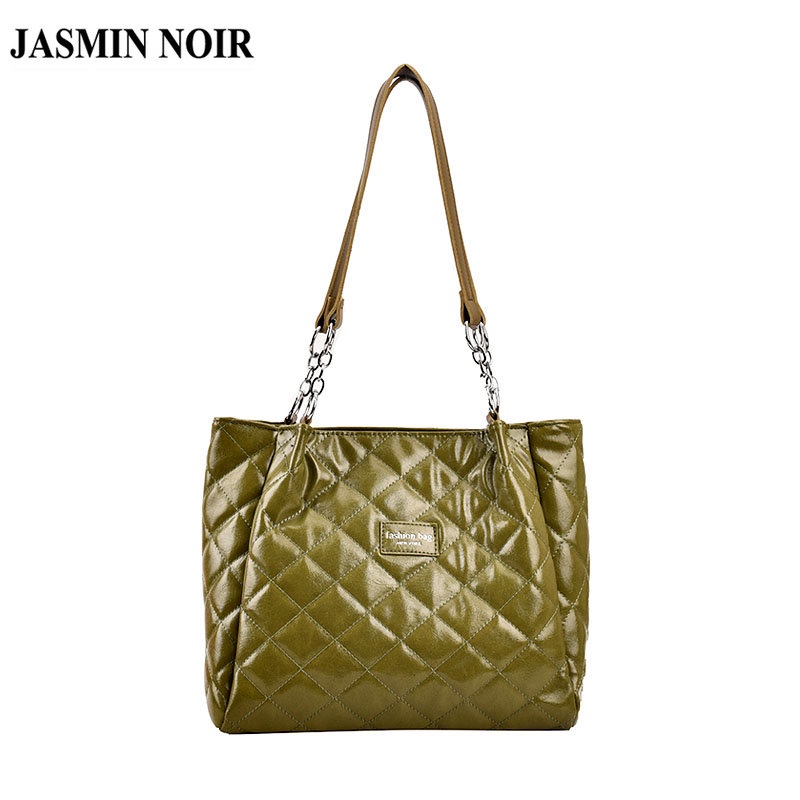 Túi Xách JASMIN NOIR Đeo Chéo Họa Tiết Sọc Caro Đơn Giản Thời Trang Dành Cho Nữ