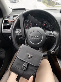 Túi đeo chéo prada mini 2 size siêu hothit fullbox