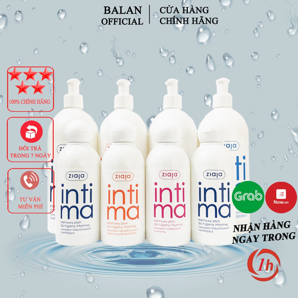 Dung Dịch Vệ Sinh Intima Ziaja, 200-500ml, Đủ Màu, Hàng Air, Tem Bill Đầy Đủ, Mới Nhất Date 2022