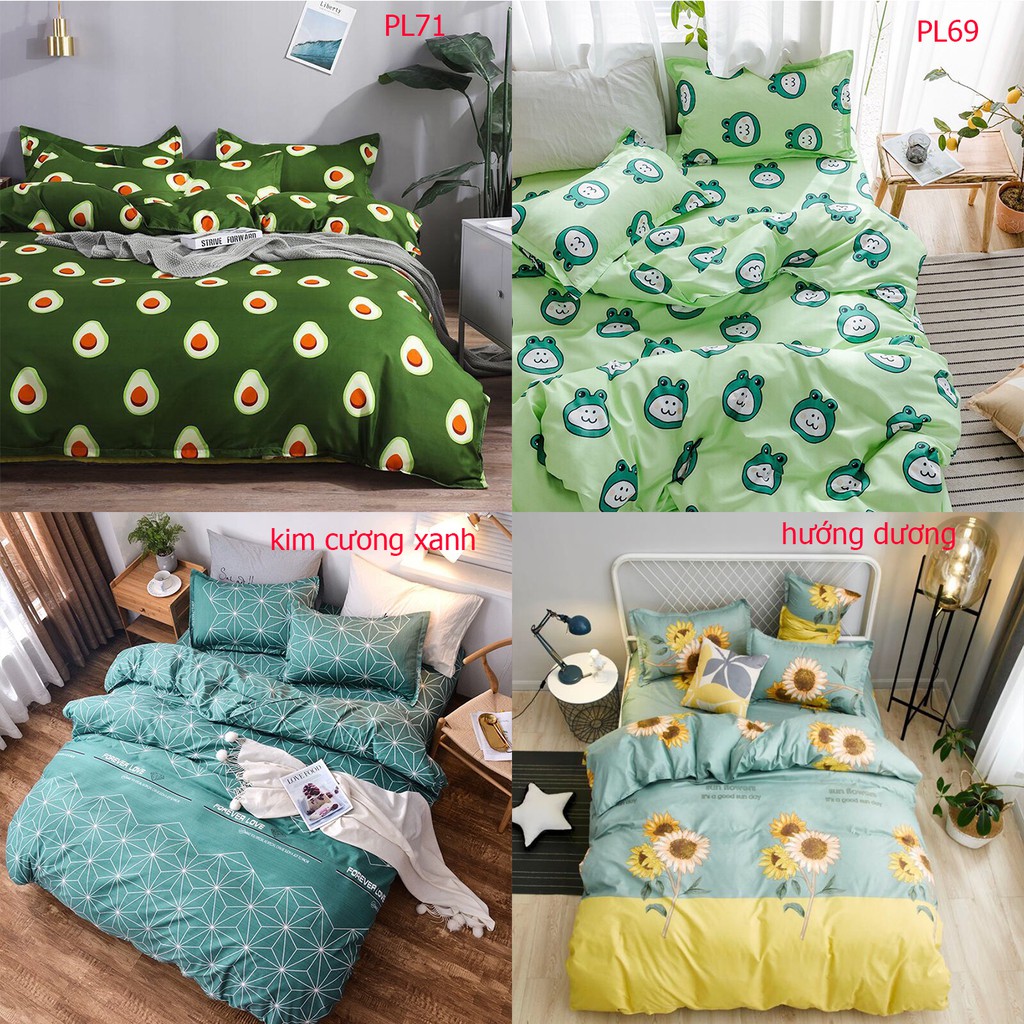 SET Vỏ CHĂN GA GỐI COTTON POLY NHẬP KHẨU SIÊU ĐẸP (nhắn shop để chọn mẫu ) | BigBuy360 - bigbuy360.vn
