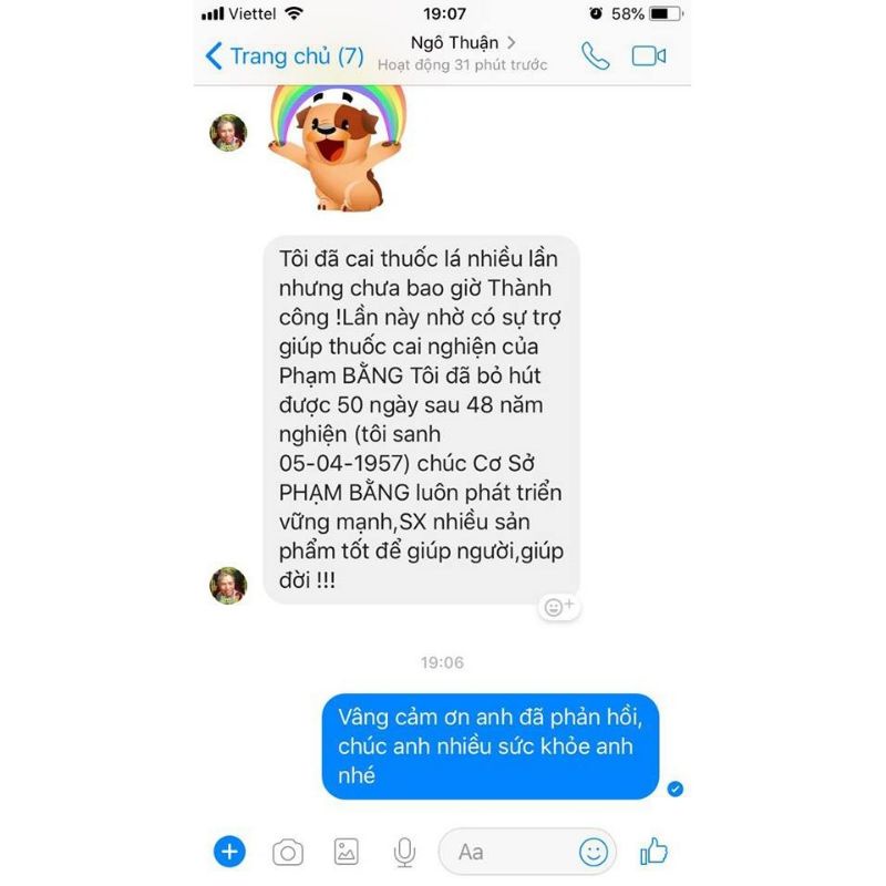 Cai thuốc lá Phạm Bằng chính hãng  Cam kết cai thành công và ko tái hút