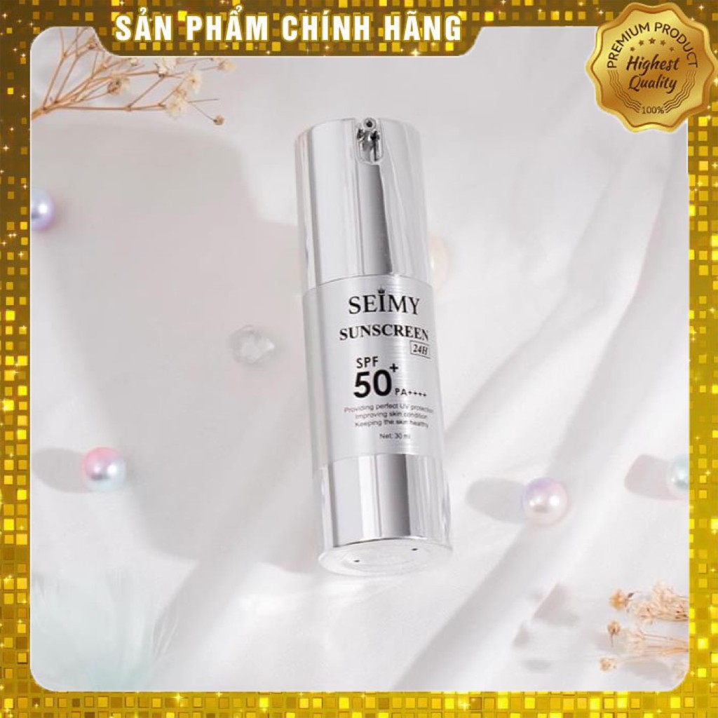 [CHÍNH HÃNG] Kem chống nắng dưỡng da trắng Seimy - Sunscreen 24h - Kem dưỡng da | BigBuy360 - bigbuy360.vn