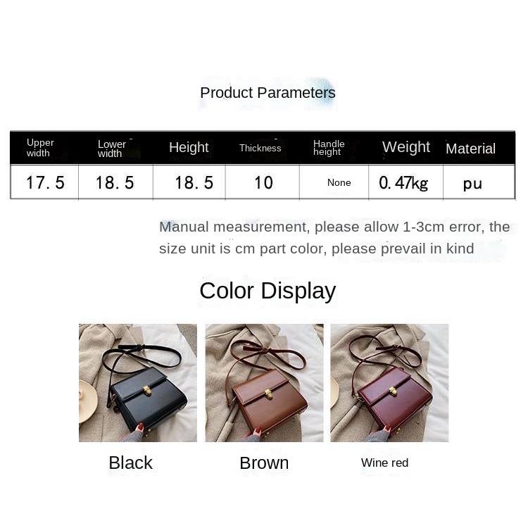 Túi Đeo Chéo Da Pu Phong Cách Retro Thời Trang Cho Nữ