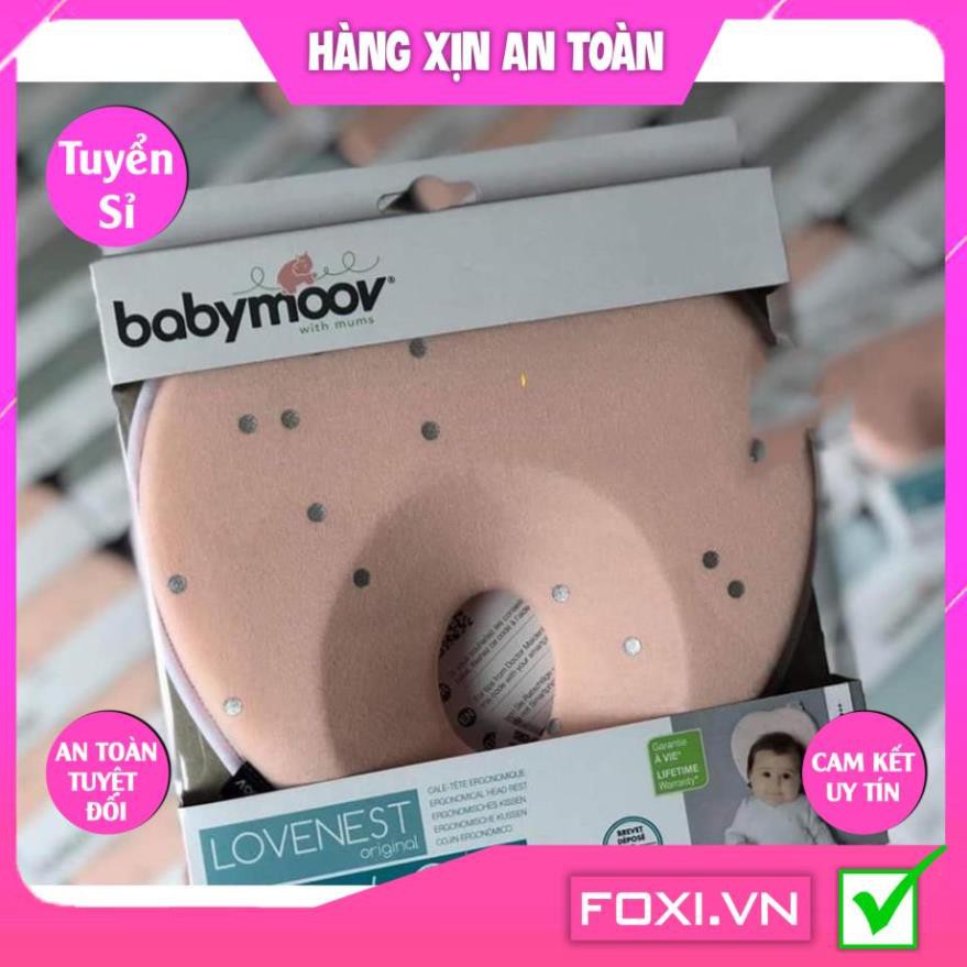 Gối chống bẹt đầu Lovenest Babymoov-Phù hợp với mọi loại giường-nôi-cũi-xe đẩy-Giúp bé ngủ sâu giấc hơn và thoải mái hơn