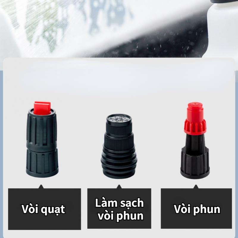 3L Bình Tạo Bọt Tuyết Cầm Tay Rửa Xe Ô Tô và Mô Tô