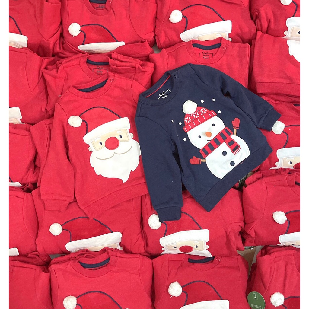 Áo nỉ Noel cho bé