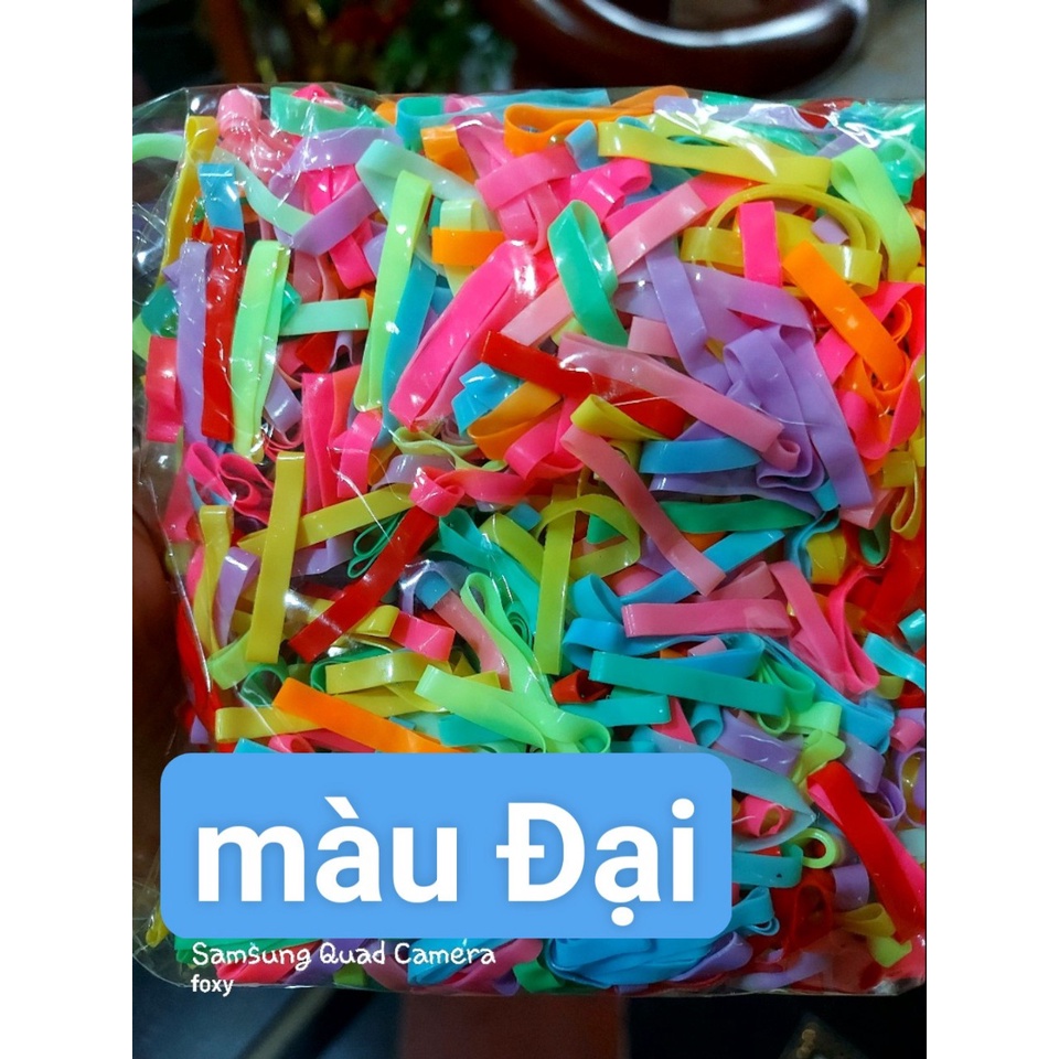 THUN CỘT TÓC ĐEN VÀ NHIỀU MÀU ĐỦ SIZE