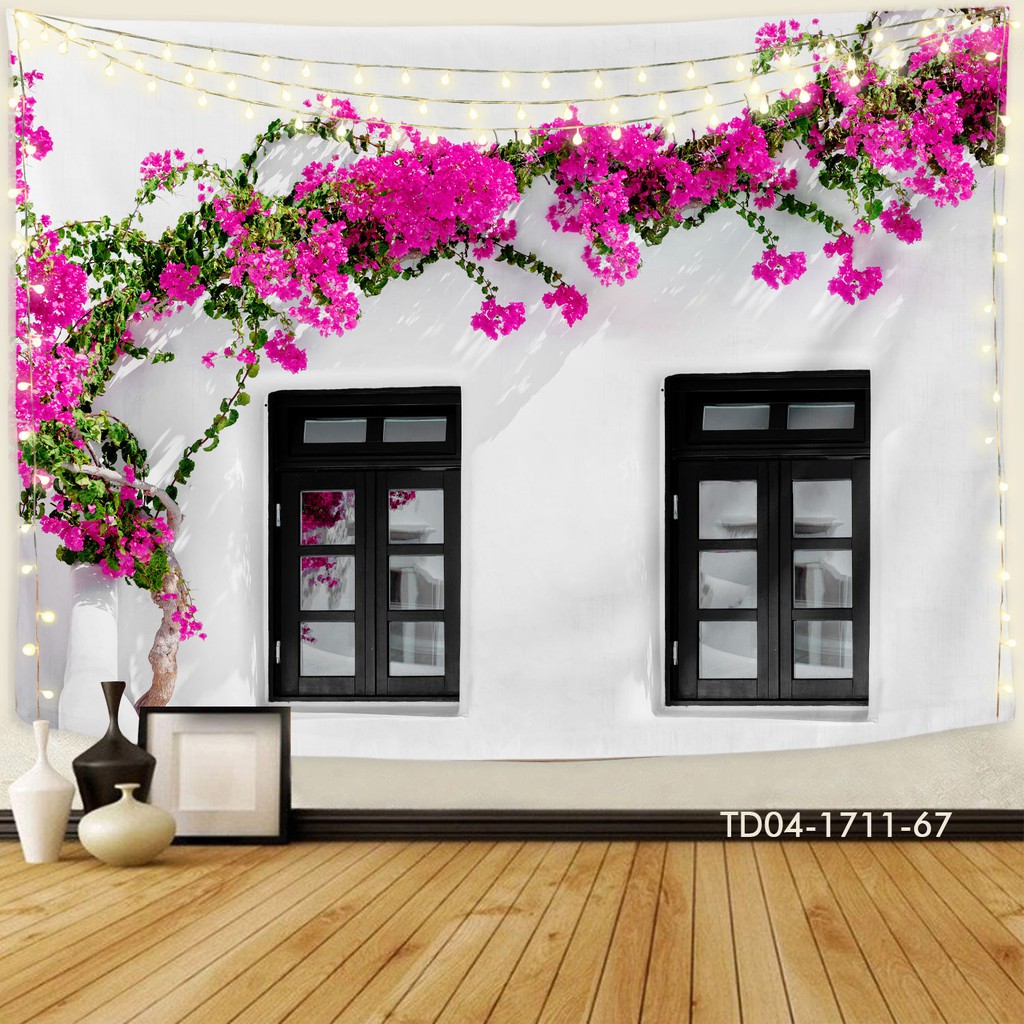 Tranh Vải treo tường in 3D background chụp ảnh, decor phòng khách, phòng ngủ, quán cà phê, quán ăn, background chụp ảnh