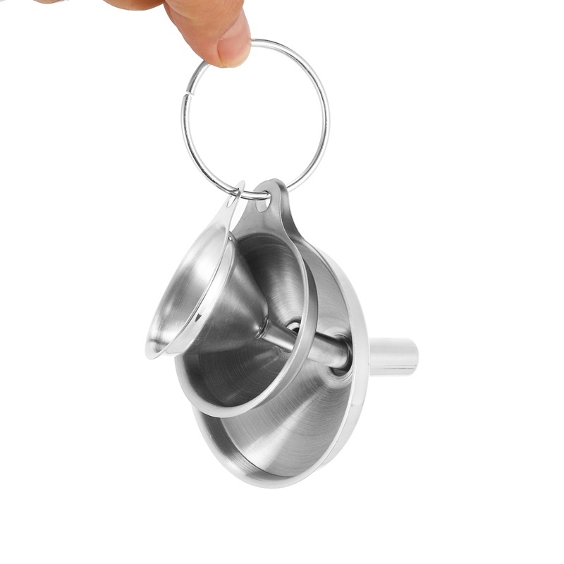 Bộ 3 Phễu Nhỏ Bằng Thép Không Gỉ Dùng Cho Nhà Bếp