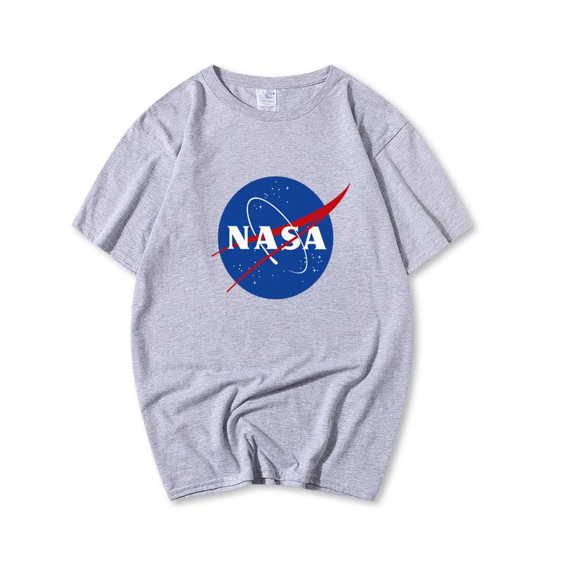 Áo thun cotton cổ tròn NASA