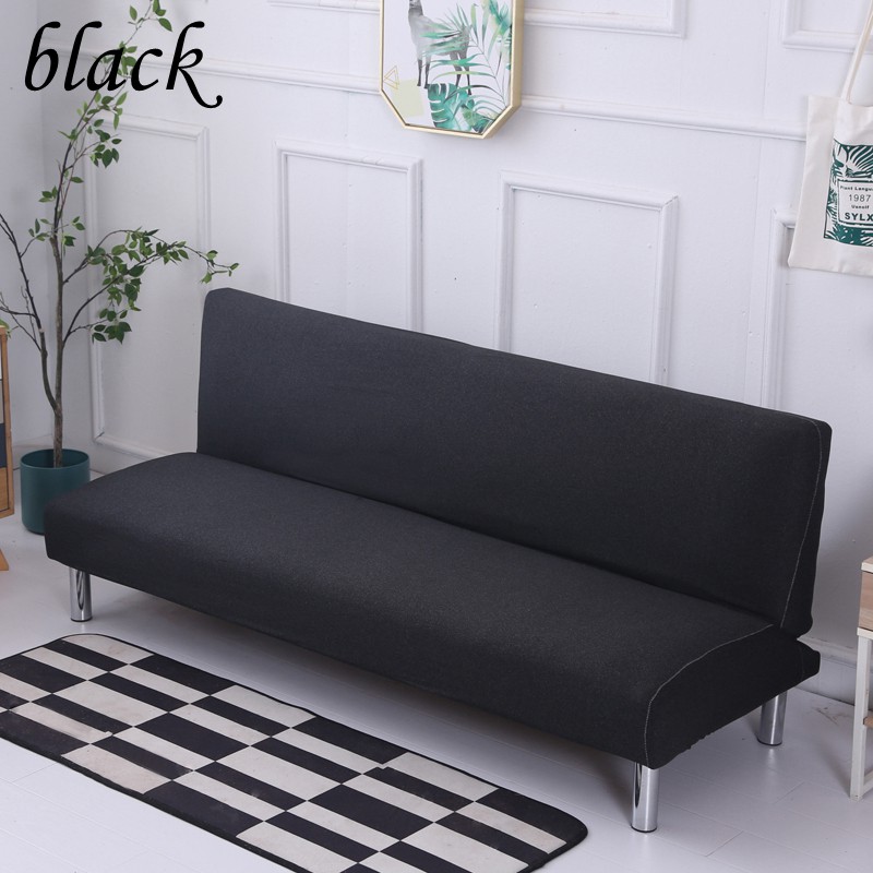 【Pure Color】Sarung Sofa Bed Cover Stretch Couch Slipcover No-handrail Sofa cover