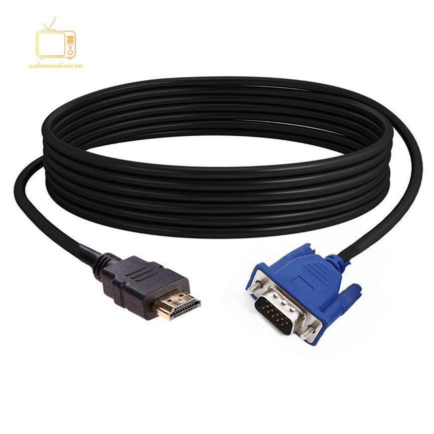 Cáp Kết Nối Hdmi Đầu Đực Sang Vga Hd-15 Dài 3m