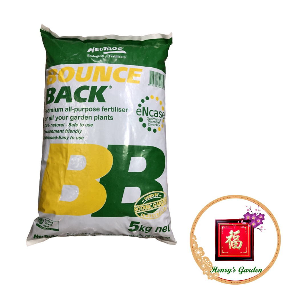 Phân Hữu Cơ Đậm Đặc Dạng Viên Bounce Back - #169# 5kg