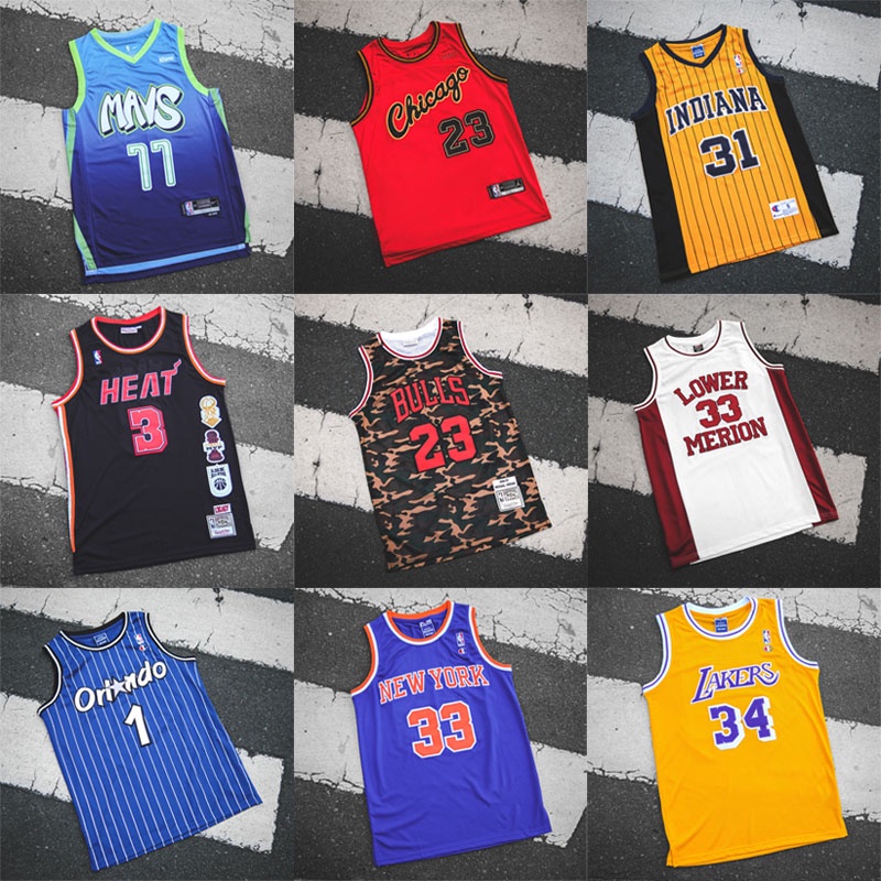 Áo Bóng Rổ NBA Thời Trang Vintage Cá Tính