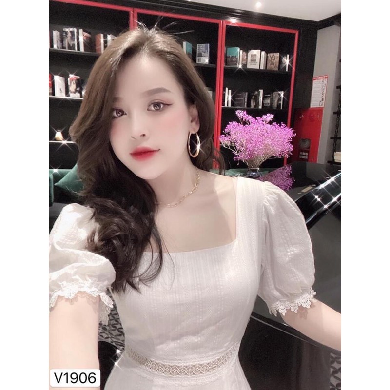 Váy phối ren đuôi cá | BigBuy360 - bigbuy360.vn