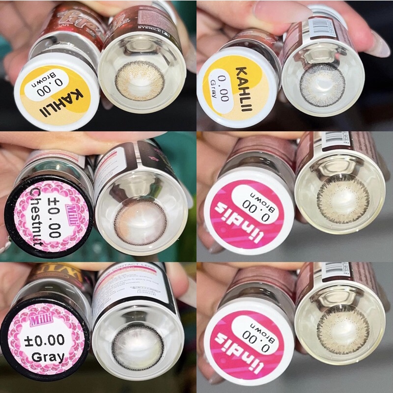 [Giãn To] Kính Áp Tròng 0 Độ + Tặng Khay Đơn